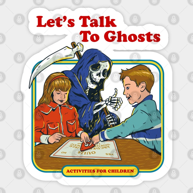 Let's Talk To Ghosts Parody Children's Book Sticker by jasebro